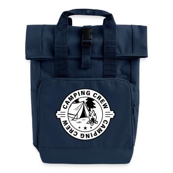 Tentes de camping - Sac à dos Roll Top à deux anses - bleu marine - Devant