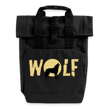wolf_092011_c_2c - Sac à dos Roll Top à deux anses - noir - Devant