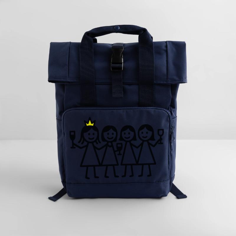 Anniversaire de poule Sac à dos Roll Top à deux anses