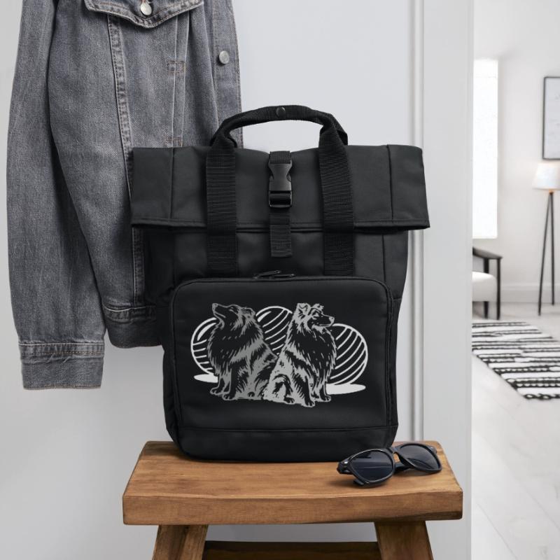 Driftball (3 colours) Roll Top Backpack with Two Handles