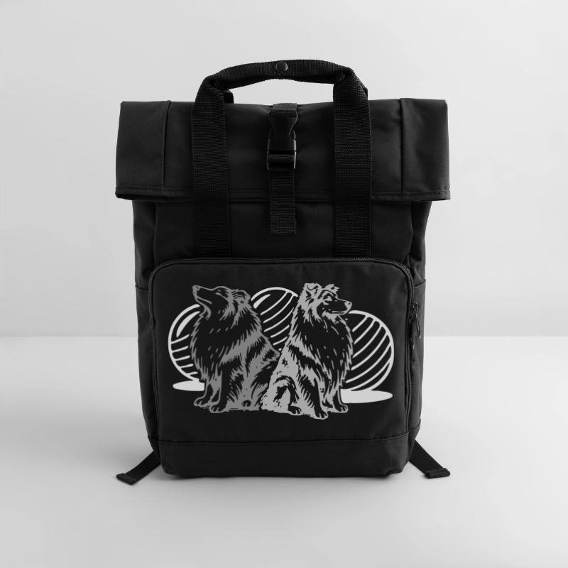 Driftball (3 colours) Roll Top Backpack with Two Handles
