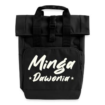 Minga Spruch vit à Munich - Sac à dos Roll Top à deux anses - noir - Devant