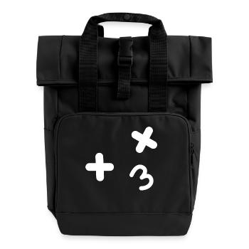 Kiss Emo - Sac à dos Roll Top à deux anses - noir - Devant