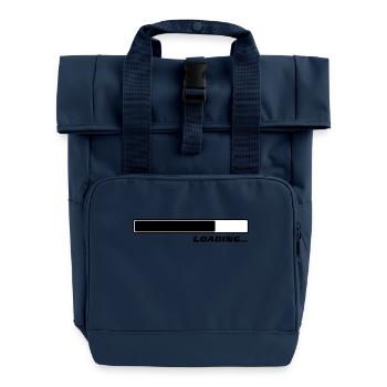 Loading Loading loader 2c - Roll Top Backpack with Two Handles - navy - Front