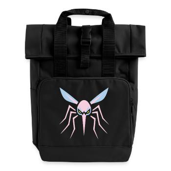 Mosquito, Mosquito, Insect, Evil - Roll Top Backpack with Two Handles - black - Front