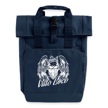 Vato Loco wweiss - Rolltop Rucksack mit zwei Griffen - Navy - Vorne