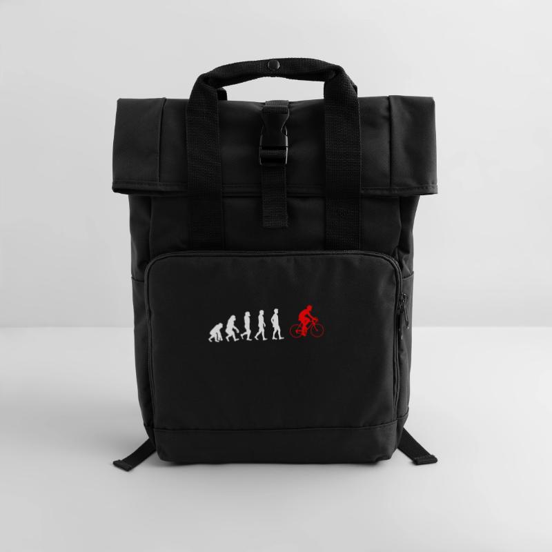 EVOLUTION bicycle cycling bike Roll Top Backpack with Two Handles