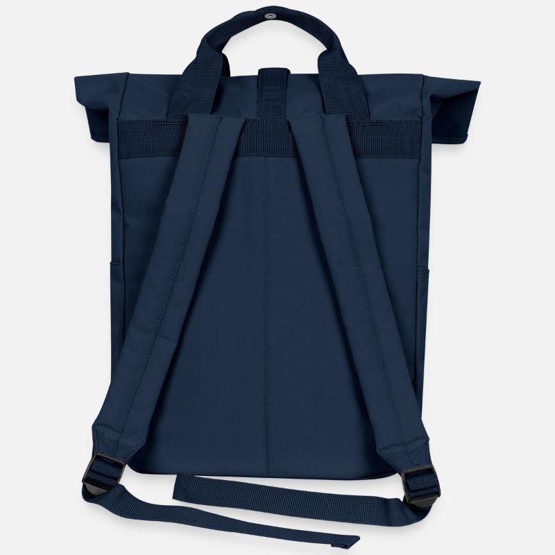 Edelweiss, ghosteweed Roll Top Backpack with Two Handles