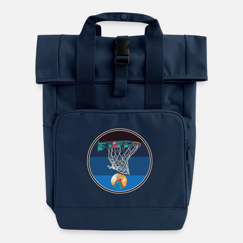bb7 2 - Rolltop Rucksack mit zwei Griffen - Navy