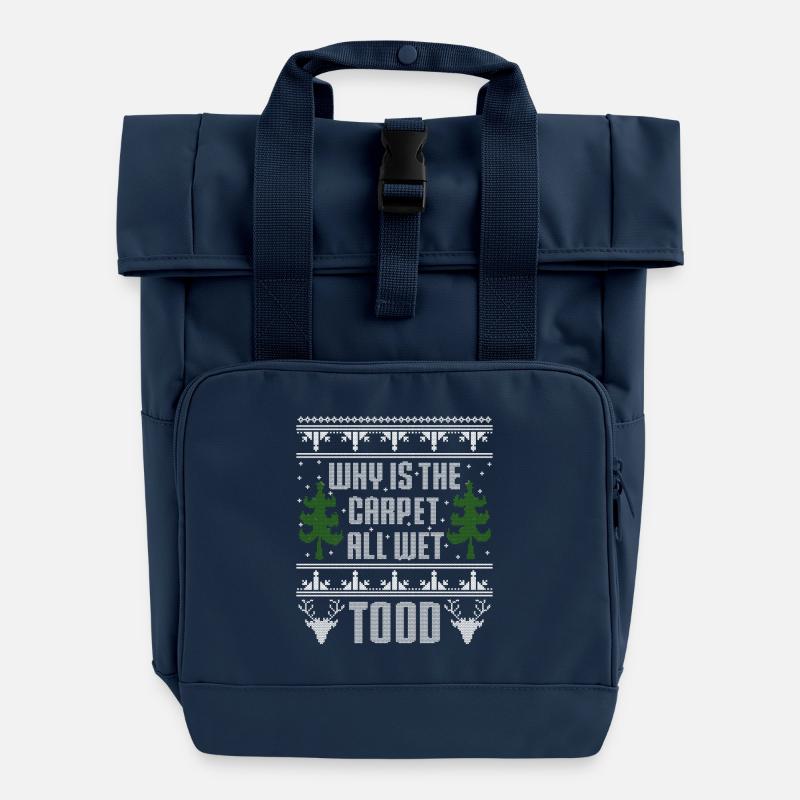 Why is the Carpet All Wet Todd - Rolltop Rucksack mit zwei Griffen - Navy