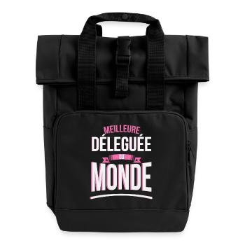Meilleure Déleguée du monde femme - Sac à dos Roll Top à deux anses - noir - Devant