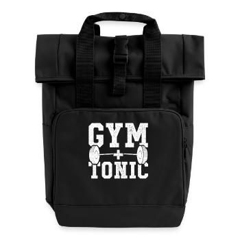 Gym Fitness - Sac à dos Roll Top à deux anses - noir - Devant