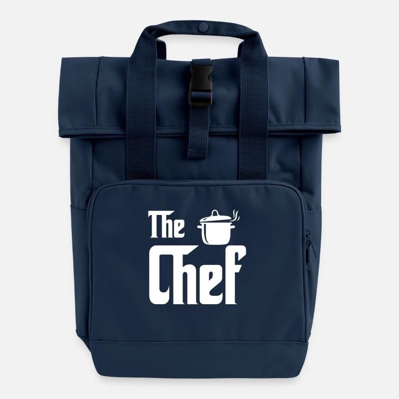 cuisine - Sac à dos Roll Top à deux anses - bleu marine