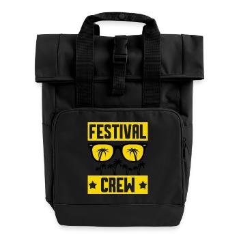 Équipe du festival - Sac à dos Roll Top à deux anses - noir - Devant