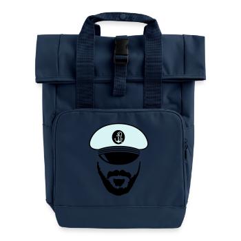 matrose_02 - Rolltop Rucksack mit zwei Griffen - Navy - Vorne