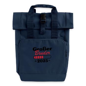 Großer Bruder Loading 2025 - Rolltop Rucksack mit zwei Griffen - Navy - Vorne