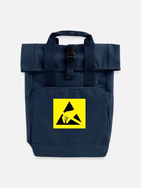 ESD Susceptible 2C - Rolltop Rucksack mit zwei Griffen - Navy