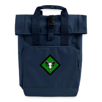 Gotland - Rolltop Rucksack mit zwei Griffen - Navy - Vorne