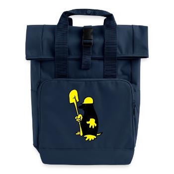 Maulwurf - Rolltop Rucksack mit zwei Griffen - Navy - Vorne