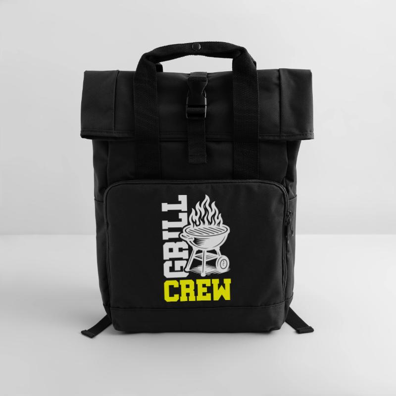 Grill Crew Roll Top Backpack with Two Handles
