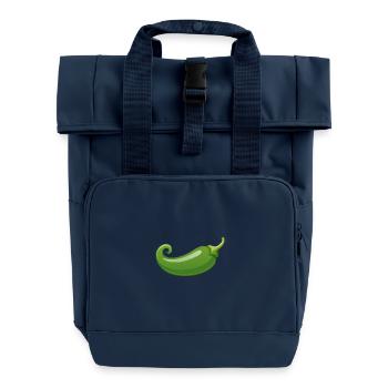 Chilli - Roll Top Backpack with Two Handles - navy - Front