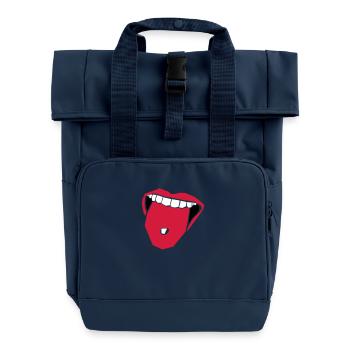Drugs - Rolltop Rucksack mit zwei Griffen - Navy - Vorne