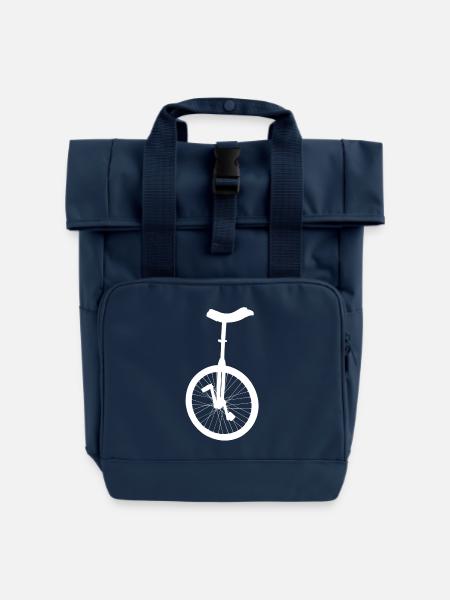 Einrad - Rolltop Rucksack mit zwei Griffen - Navy
