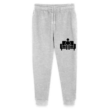 Couch Sitzen Faul - Stanley/Stella Teenager Bio Jogginghose Mini Mover  - Grau meliert - Vorne
