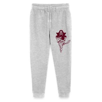 Nasty Fast Food Pizza Pirate Captain Eye Patch - Stanley/Stella Mini Mover Teen Organic Jogging Trousers  - heather grey - Front