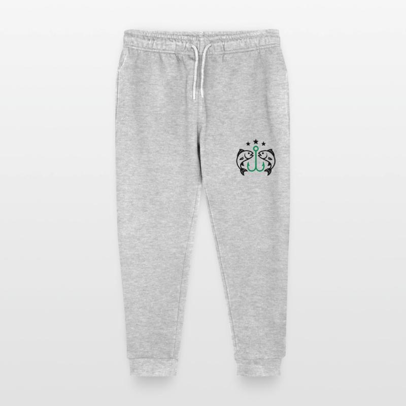 Fish hook fish Stanley/Stella Mini Mover Teen Organic Jogging Trousers 