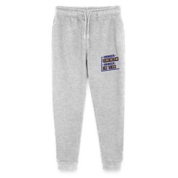 Immer Gemeinsam (Schriftzug) - Stanley/Stella Teenager Bio Jogginghose Mini Mover  - Grau meliert - Vorne