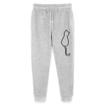 Chat - Pantalon de jogging bio Mini Mover Stanley/Stella Ado  - gris chiné - Devant