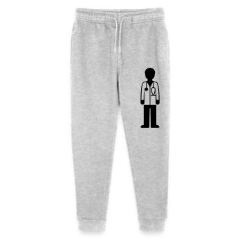 Docteur Docteur - Pantalon de jogging bio Mini Mover Stanley/Stella Ado  - gris chiné - Devant