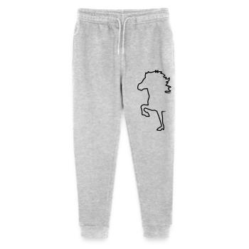 Islandpferd - Stanley/Stella Teenager Bio Jogginghose Mini Mover  - Grau meliert - Vorne