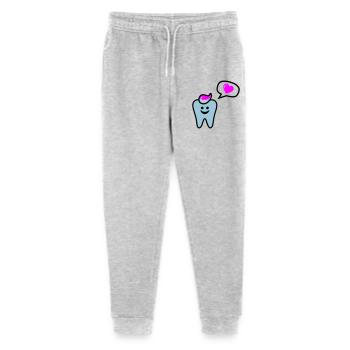 zahn punk zahnarzt dentist - Stanley/Stella Mini Mover Teen Organic Jogging Trousers  - heather grey - Front
