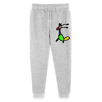 bird of paradise - Stanley/Stella Mini Mover Teen Organic Jogging Trousers  - heather grey - Front