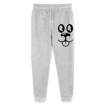 animal face - Stanley/Stella Mini Mover Teen Organic Jogging Trousers  - heather grey - Front