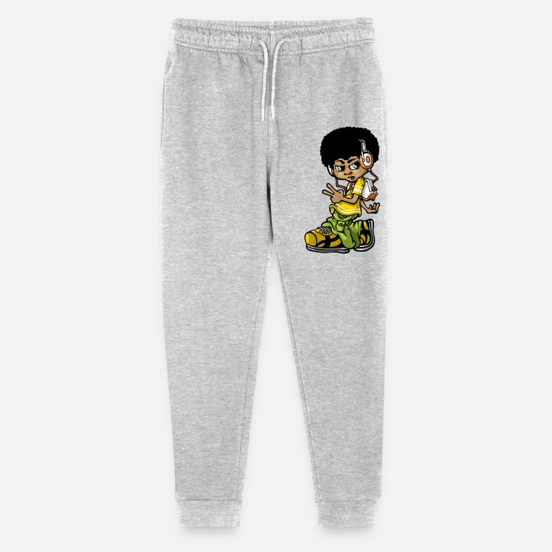 Vintage b-boy - Pantalon de jogging bio Mini Mover Stanley/Stella Ado - gris chiné