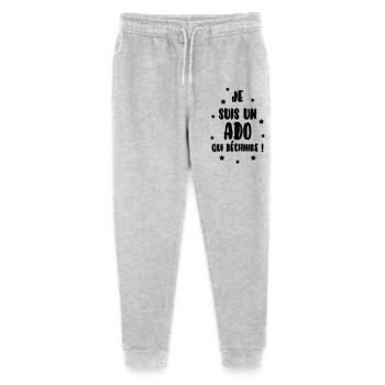 adolescent / enfant / ado / adolescente - Pantalon de jogging bio Mini Mover Stanley/Stella Ado  - gris chiné - Devant