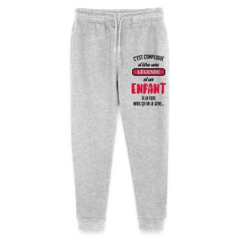 adolescent / enfant / ado / adolescente - Pantalon de jogging bio Mini Mover Stanley/Stella Ado  - gris chiné - Devant
