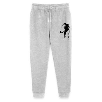 Barsoi Kopf - Stanley/Stella Teenager Bio Jogginghose Mini Mover  - Grau meliert - Vorne
