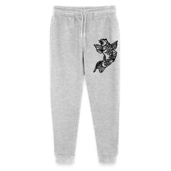 Koi carp - Stanley/Stella Mini Mover Teen Organic Jogging Trousers  - heather grey - Front