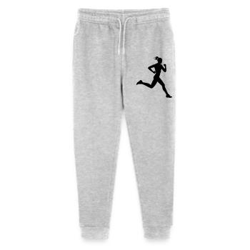 Coureuse ou femme qui court - Pantalon de jogging bio Mini Mover Stanley/Stella Ado  - gris chiné - Devant