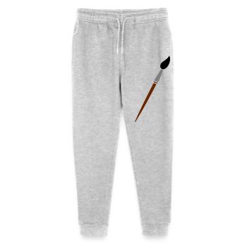 paint brush - Stanley/Stella Mini Mover Teen Organic Jogging Trousers  - heather grey - Front