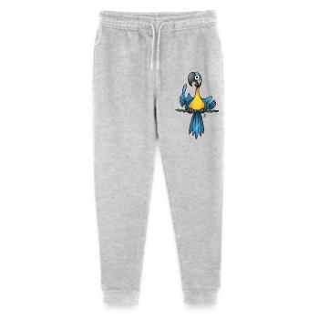 Sprechender Papagei - Stanley/Stella Teenager Bio Jogginghose Mini Mover  - Grau meliert - Vorne