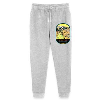 Albufeira Algarve Portugal, plage été soleil rétro - Pantalon de jogging bio Mini Mover Stanley/Stella Ado  - gris chiné - Devant
