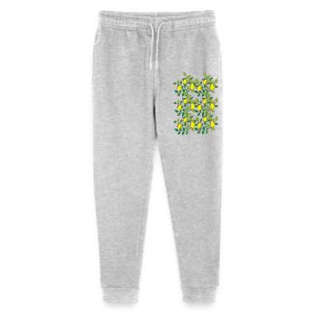 lemon - Stanley/Stella Mini Mover Teen Organic Jogging Trousers  - heather grey - Front