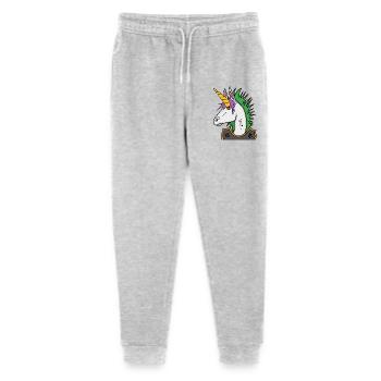 Einhorn Punk - Stanley/Stella Teenager Bio Jogginghose Mini Mover  - Grau meliert - Vorne