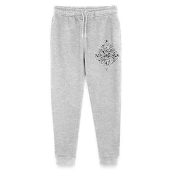 Ornamental lotus flower oriental mandala beads - Stanley/Stella Mini Mover Teen Organic Jogging Trousers  - heather grey - Front