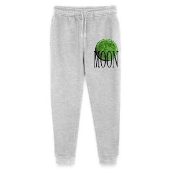 Cradle - Emerald Green Moon - Stanley/Stella Mini Mover Teen Organic Jogging Trousers  - heather grey - Front